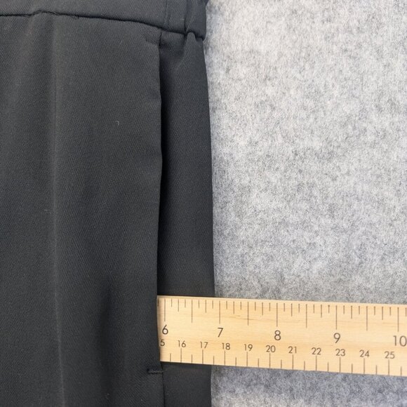 J.Crew Tall Jamie Pant Elastic Waist Trousers Ankle Pull Up Black Size 12 - Picture 7 of 13